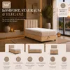 Trinity K-1 Einzelbett 100x200 Beige| Boxspringbett mit Produktbild-Vorschau 7