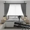 2-läufig 180 cm Doppelte Decken-Gardinenstange Metall 19 mm Produktbild-Vorschau 7