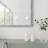 Vicco Koupelnové zrcadlo Kiko, 45 x 60 cm, Beton/Bílá Náhled obrázku produktu 5