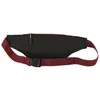 A black and red fanny pack is shown against a white background. Produktbild-Vorschau