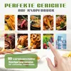 Heetluchtfriteuse 9L, dubbele kamer, airfryer 2000W met 2 Productafbeelding-voorbeeld 12