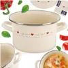 Garnek emaliowany kremowy TONCA 18 cm, 2 l Podgląd zdjęcia produktu 8