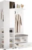 Merax garderobenstaender, Garderobenset, Flurschrank mit Produktbild-Vorschau 7