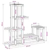 vidaXL Pflanzenständer Natur 93,5 x 25 x 91,5 cm Massivholz Produktbild-Vorschau 6