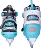 Two ice skates are shown side-by-side against a white background. Podgląd zdjęcia produktu