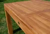 AS-S Wuchtiger Echt Teak Bigfuss Gartentisch 180x90 Produktbild-Vorschau 3
