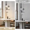 Suspension pour table à manger, une ampoule, noire, Voir les images du produit 5