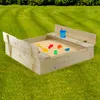 Sandkasten mit Sitzbänken 120x120 cm Produktbild-Vorschau 7