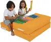 Hanah Home, Kids Double Seat Pouf - Orange, Outdoor Produktbild-Vorschau 2