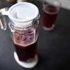 Glaskaraffe 1,1L mit Deckel Karaffe Krug Saftkrug Milchkrug Produktbild-Vorschau 3