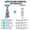 Windspiel Garten 36 Zoll Kolibri Design, Metall Aluminium Produktbild-Vorschau 8