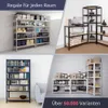 shelfplaza HOME 90x120x50 cm Schwerlastregal in verzinkt Produktbild-Vorschau 4