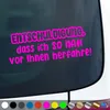 PantherPixel Entschuldigung Aufkleber Vor Ihnen Herfahrre Produktbild-Vorschau 1