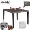 tectake® Rattan Tisch Tarent 93,5 x 93,5 x 75 cm Produktbild-Vorschau 3