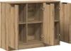 vidaXL Sideboard Artisan-Eiche 90,5x30x70 cm Holzwerkstoff Produktbild-Vorschau 4