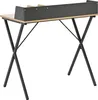 Carl Bureau 120x48x78,5cm -Reproduction chêne/gris foncé Voir les images du produit 5