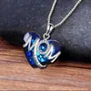 Kette Damen Herz Anhänger Kette mit Herzanhänger Halskette Produktbild-Vorschau 3