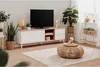 CALICOSY - Meuble TV 2 portes, 2 niches et 2 Voir les images du produit 11