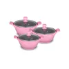 Set de casseroles 20-24-28cm 6 pcs Casserole Induction Alu Voir les images du produit 3