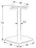 Piètement de table en métal SH-3050-4, pour bureau, hôtel, Voir les images du produit 2