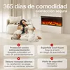 KAMINIO Chimenea eléctrica LEA: Chimenea eléctrica 3 en 1 Vista previa de la imagen del producto 5