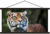 MuchoWow® Textilposter Tiger - Dschungel - Mantel 60x30 cm Produktbild-Vorschau 1