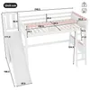MODFU  Hochbett,Kinderbett,90x200cm, Jugendbett  mit Produktbild-Vorschau 8