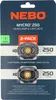NEBO NEB-HLP-1010-G MYCRO 250 LED-Stirnlampe im Doppelpack Produktbild-Vorschau 7
