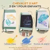 AIYAPLAY Tableau chevalet enfant ardoise double face Voir les images du produit 3