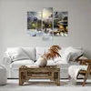 Bild auf Leinwand - Leinwandbild - Dorf Schlitten Schnee - Produktbild-Vorschau 6