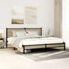 Metallbett ohne Matratze Sonoma-Eiche 160x200 cm, Produktbild-Vorschau 3