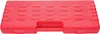 A red plastic case for tools, likely a socket set, is shown against a white background. Anteprima dell’immagine prodotto