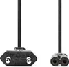 Kabel zasilający | Euro-człowiek | IEC-320-C7 | Prosto | Podgląd zdjęcia produktu 1