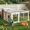 zooprinz Kaninchenstall Hasenstall Comfort L | Freilauf Produktbild-Vorschau 1