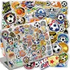 Set di adesivi calcistici, 50 pezzi, colorati, fai da te Anteprima dell’immagine prodotto 7