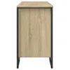 vidaXL Umývadlová skrinka Sonoma dub 91x35x60 cm materiál Náhľad obrázku produktu 5