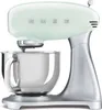 A pastel green and silver SMEG stand mixer is shown against a white background. Náhled obrázku produktu