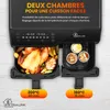 Extralink Home Air Fryer SJ-1000 10 L (6 L + 4 L), 2500 W, Voir les images du produit 8