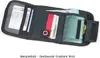 An open wallet with various cards, banknotes, and coins displayed inside. Podgląd zdjęcia produktu
