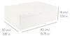 Creative Deco XL Witte Houten Doos met Deksel Opbergdoos, Productafbeelding-voorbeeld 3