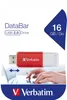 Verbatim DataBar, 16 GB, USB Typ-A, 2.0, Dia, 9,1 g, Rot Náhled obrázku produktu 2