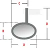 HIGHSIDER smart Lenkerendenspiegel Circula-S schwarz kurz Produktbild-Vorschau 7