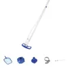 A pool cleaning set with various attachments is displayed against a white background. Anteprima dell’immagine prodotto