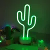 Lampe LED NEON, lampe décorative sur pied, cactus vert, Voir les images du produit 2