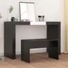 vidaXL Make-up Stool Black 70x35x45 cm Dřevěný materiál Náhled obrázku produktu 2