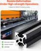 SucceBuy Lot de 10 profilés aluminium de 1000 mm 2020 Rail Voir les images du produit 3