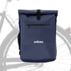 Wiltec Sacoche sac à dos étanche pour porte-bagages bleue – Voir les images du produit 1