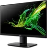 A computer monitor with a splash of green and yellow liquid on a black background. Produktbild-Vorschau