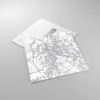 Bilder auf glas - Einteilig - Stadt Karte Rom - 70x70cm - Produktbild-Vorschau 2