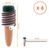 Spetebo - Vasi da interno in terracotta da 10 cm con tubo Anteprima dell’immagine prodotto 2